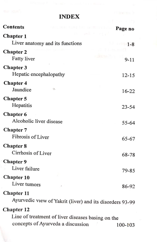 Diseases of Liver & Ayurvedic treatment